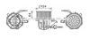 AVA QUALITY COOLING AI8392 Electric Motor, interior blower